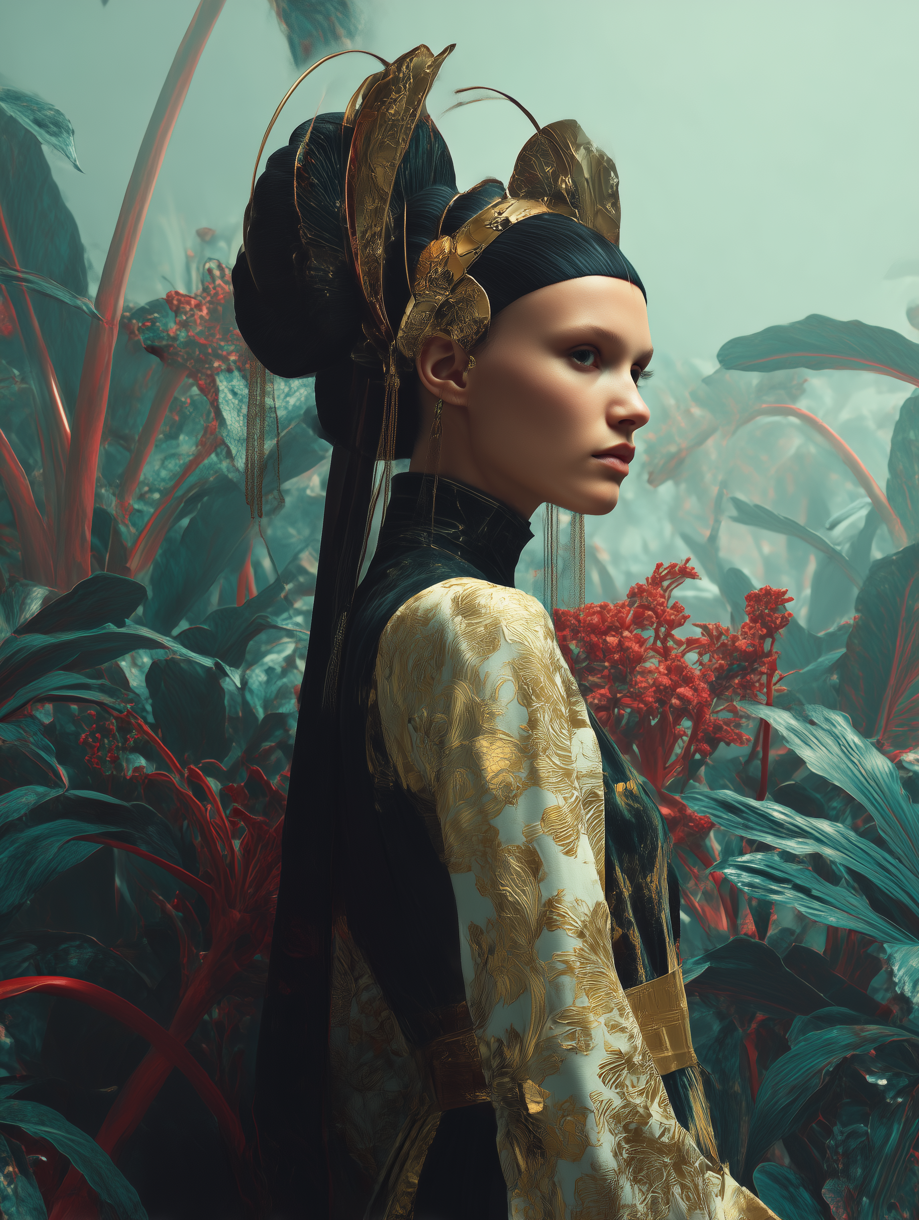 Portrait of a young concubine - Concubines 
