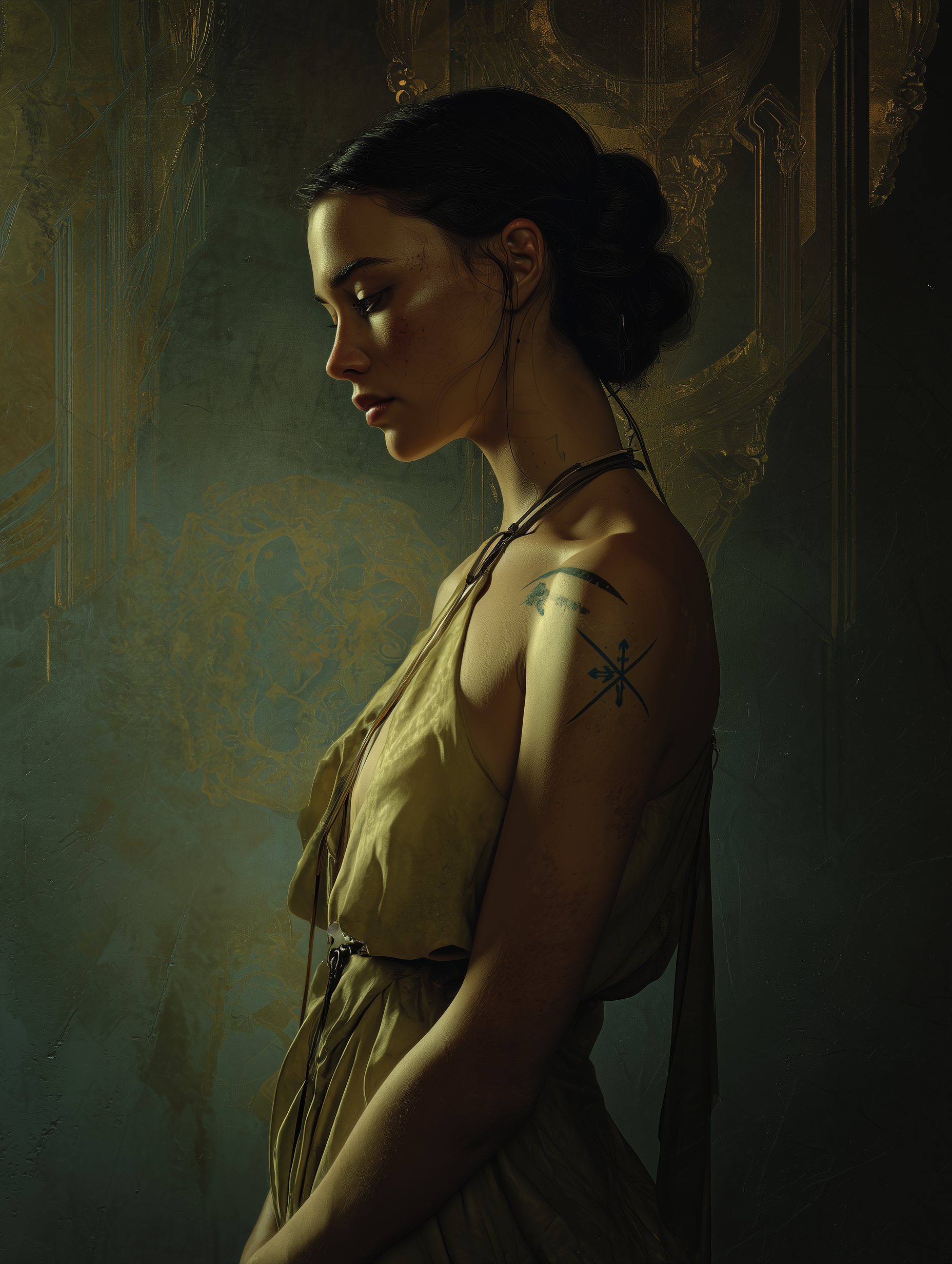 Portrait of a young concubine - Concubines 