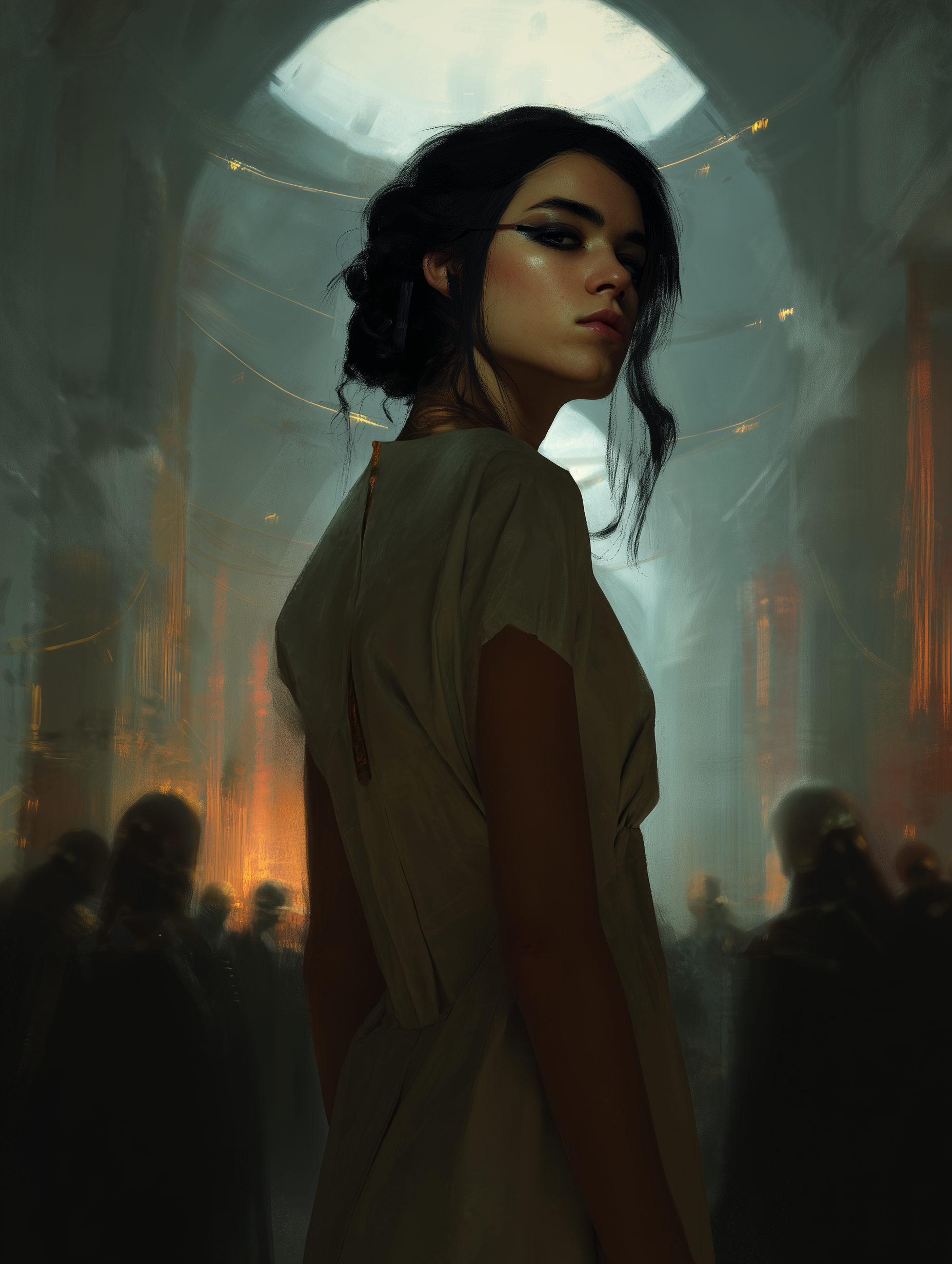 Portrait of a young concubine - Concubines 